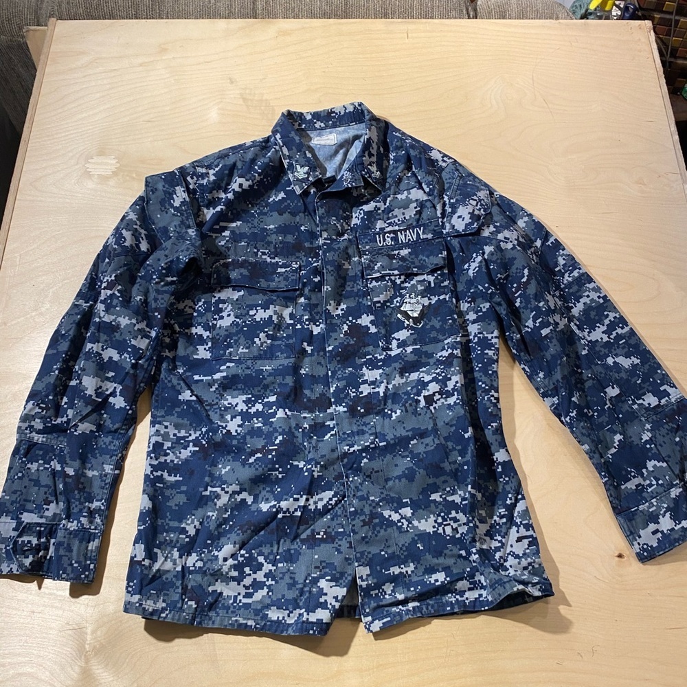 U.S.Navy Digital Camo Shirt Jacket Medium X-Long(LF)